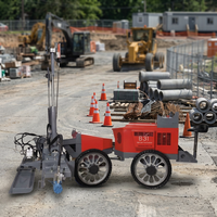 Plateforme commerciale surélevée pour laser screed |   Système automatisé de nivellement de sol pour dalles de stationnement multi-niveaux