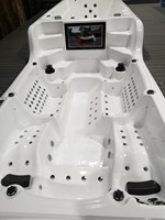 2022 BG-6613 Luxus Surf Rechteckiges oberirdisches Schwimmbad mit Massage