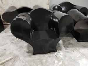 Poltrona Nordica Moderna in Fibra di Vetro di Lusso con Corona Imperiale per Sala d'<span class=keywords><strong>Attesa</strong></span> e Soggiorno - Product Image 6