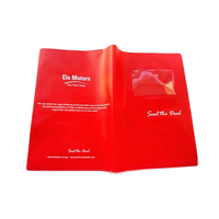 Porte-documents de voyage en PVC, porte-cartes d'immatriculation de voiture, portefeuille pour documents avec une poche pour carte sur la couverture