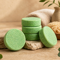 Tablettes de douche aromatiques vertes aux huiles essentielles, bombes de bain effervescentes pour spa, eucalyptus menthe, relaxantes, anti-stress, kit spa à domicile