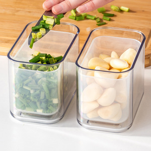 Rectangle Food Storage Container <b>Freshness</b> Preservation Fridge Use Stackable Design - Product Image 1