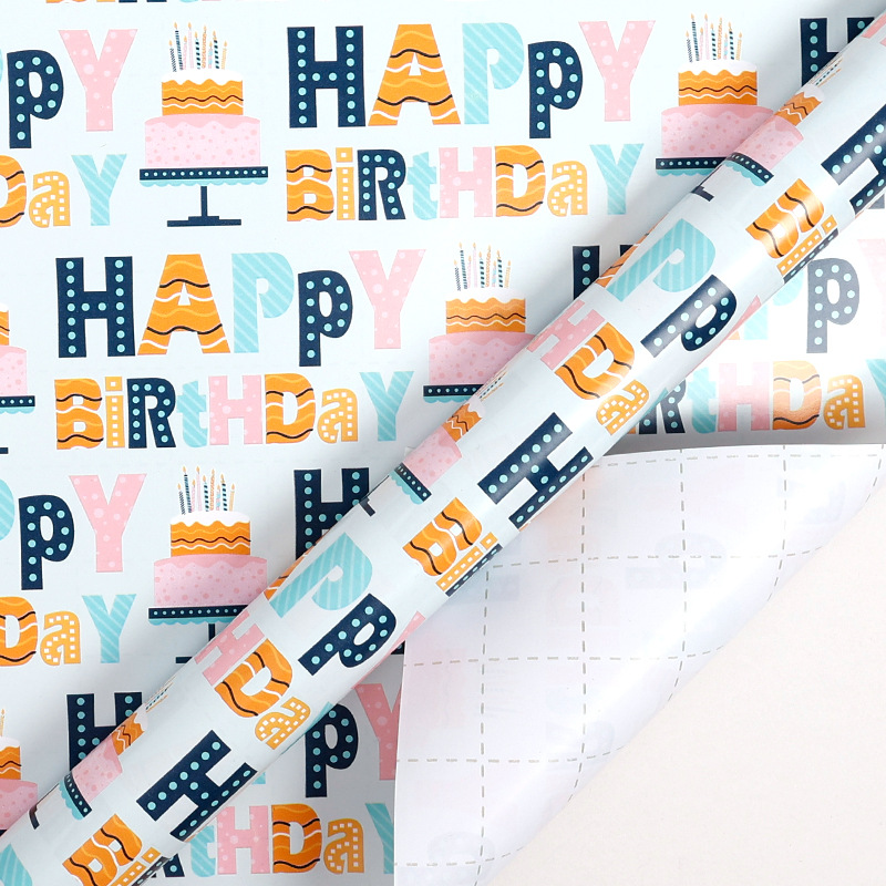 Letras para tartas de cumpleaños, 0,43*10 m/rollo