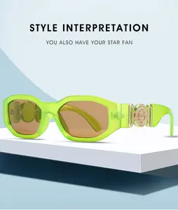 Atacado 2023 novas criações fashion designer óculos famosa marca luxo óculos de sol homens mulheres