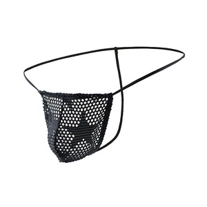 Sous-vêtements pour hommes : String sexy en maille transparente à imprimé Y, style filet, pour soirées en boîte de nuit - Product Image 5