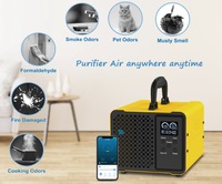 Purificador de Aire Inteligente con WiFi, Generador de Ozono, Eliminador de Olores, Purificador de Aire para el Hogar, Generador de Ozono Portátil