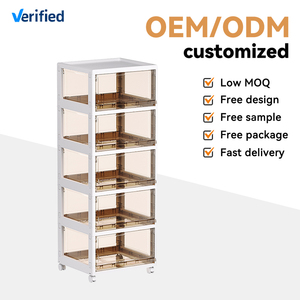 Xinhang Chất lượng cao di chuyển tủ kệ chống bụi ngăn kéo lưu trữ giỏ hàng nhiều lớp Bánh Snack hộp lưu trữ - Product Image 5