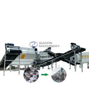 Municipal waste incineration plant household garbage sorting machine mdf waste recycle machine solid waste compression equipment