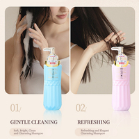 Shampooing parfumé naturel en gros, collagène nourrissant et hydratant, produits capillaires professionnels coréens pour salon de coiffure et SPA