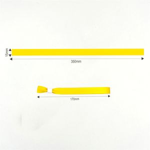 Braccialetti in Raso Monouso Tinta Unita - Braccialetti Personalizzabili con Logo per Eventi, Feste e Festival - Product Image 4