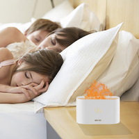 2025 Mini 180ml Nouveau produit Diffuseur de flamme Huile essentielle pour humidificateur à feu