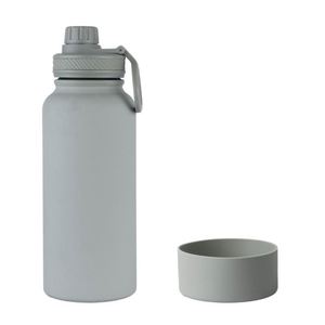 2025 Custom Logo <b>1L</b> Wide Mouth <b>Water</b> <b>Bottle</b> With Straw 32 Oz Vacuum Flask 304 Stainless Steel Double Wall Outdoor Sports - Product Image 2