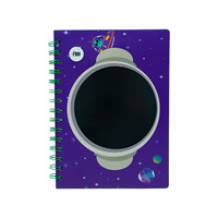 Tablette d'écriture LCD pour enfants, carnet à spirale mignon, carnet de poche portable, papeterie scolaire, carnet à spirale dessin animé