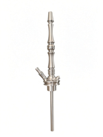 Ensemble de tiges de chicha intégrées en acier inoxydable 304, chemin d'air dégagé pour une saveur de fumée pure, plateau à charbon personnalisé avec logo, accessoires de chicha