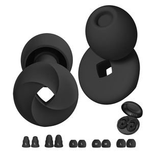 منتجات حاصلة على براءة اختراع مقاس <span class=keywords><strong>5</strong></span> بوصات للأذن لحماية الضوضاء من رغوة الذاكرة سدادات أذن للنوم عازلة للصوت - Product Image 2