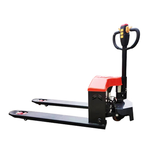 Gratis lift Stacker palet listrik Forklift 2 Ton 1.5 Ton Harga Terendah baterai Semi elektrik palet tumpuk - Product Image 1