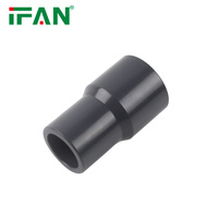 Conectores de Tubería de PVC Gris IFAN, Accesorios de Tubería UPVC Lisos para Suministro de Agua