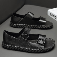 Pantoufles décontractées tendance avec logo personnalisé, nouveau design, pantoufles pour hommes avec semelle en liège