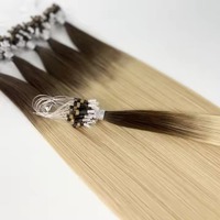 Extensions de cheveux humains Remy à micro-anneaux, micro-rings, microlinks, nano-rings, microlocs, 100g, pour femmes, qualité salon