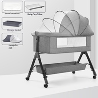 Berceau multifonctionnel électrique pour bébé, berceau intelligent pour nouveau-né, berceau apaisant pour bébé, lit de sommeil pour bébé, lit d'appoint