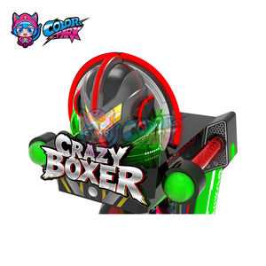 Machine de jeu de boxe et de <span class=keywords><strong>kick</strong></span> colorée Parkl <span class=keywords><strong>Crazy</strong></span> Boxing pour un joueur, fonctionnant avec des pièces de monnaie - Product Image 6