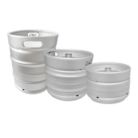 Fût de bière empilable KIMLONG en acier inoxydable de qualité alimentaire, multi-impression, 20L/30L/50L, EURO US SLIMLINE, avec raccord lanceur, design personnalisé