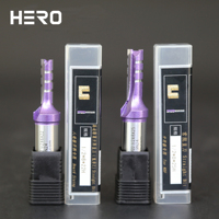 HERO Gravure Outil Bit Double Bord Droite Rainure Fin Cnc Routeur Bits Fraise pour Bois