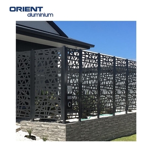 Customized Laser Cut Fencing Panels Decorative Laser Cut <strong>Wall</strong> Metal Screen <strong>Partition</strong> Outdoor - Product Image 1