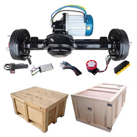 Kit Konversi Motor DC Brushless 80cm 1500W untuk As Roda Belakang, Rem Tromol, dan Penggerak Roda Tiga Listrik