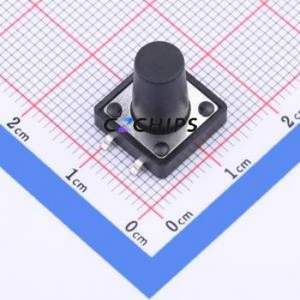 TSF002A14026A Tactile Switch SMD-4P,12x12mm Switch Round Button 2.6N Vertical Mount 12mm - Product Image 1