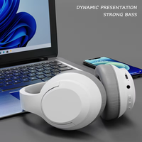 Casque de jeu sans fil LDON L839 supra-auriculaire dynamique 40 mm avec ANC, micro intégré, faible latence, double mode 5.3, commande par bouton, idéal pour les voyages