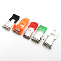 Clip de fixation à ressort en fil d'acier nickelé de 50 mm pour anneau de lampe PC MR16, capacité de charge de 44 lb, pour utilisation en plafond et en downlight