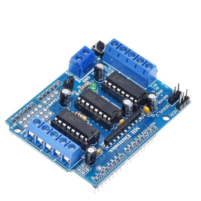 TZT L293D Motor Drive Shield dual for arduino Duemilanove, Motor drive expansion board motor control shield