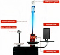 Presse à chaud électrique double station Microtec 2025 40*60cm avec projection avancée et positionnement laser