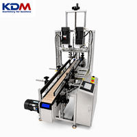 Machine de capsulage automatique robuste KDM-AC100 pour bouteilles de détergent, de shampoing, de lubrifiant et de produits chimiques