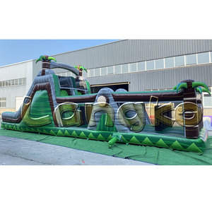 Combo inflable grande y divertido, pista de obstáculos para fiestas, para viajes de equipo - Product Image 1