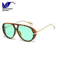 Lunettes de soleil pilote OEM personnalisées taille 62-13-132, anti-éblouissement UV400 pour adultes unisexes, fabricant chinois
