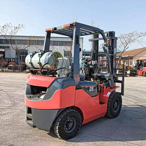 신형 LPG 프로판 지게차 컨테이너 마스트 2톤 2.5톤 3톤 지게차 중고 인쇄소 팔레트 트럭 LPG 디젤 지게차 - Product Image 1