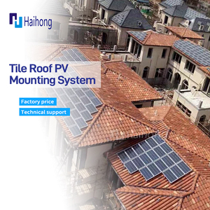 Có thể điều chỉnh năng lượng mặt trời ngói mái móc tấm pin mặt trời gắn chân đế - Product Image 4