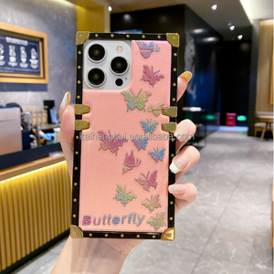 เคสโทรศัพท์ลายผีเสื้อสำหรับผู้หญิงหรูหราดีไซน์ใหม่ปี2023สำหรับ itel P40 S23 A04เคสโทรศัพท์แฟชั่นผู้หญิงลายผีเสื้อ - Product Image 1