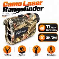 Télémètre laser professionnel 1200M haute précision ±1m pour le golf et la chasse avec fonction de verrouillage du drapeau, vibration et camouflage