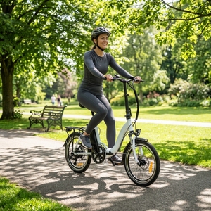 Bicicleta Eléctrica Plegable de 20'' con Neumáticos Delgados y Batería de Litio Extraíble de 48V - Product Image 6