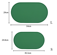 Tapis en silicone, tapis de table en silicone, tapis de nourriture pour animaux de compagnie avec bords surélevés, tapis de beauté pour le maquillage, utilisation multifonctionnelle, artisanat
