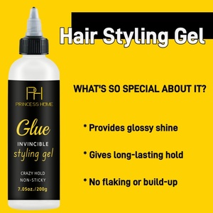 Gel pour les cheveux sans alcool à séchage rapide de marque privée pour les femmes noires tresses Edge Control Gel coiffant pour les cheveux bouclés 200ML - Product Image 2