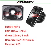 Altavoz de Audio Profesional Chino ABS de 165*125*60mm, Tipo Line Array con Guía de Ondas para Sistema PA