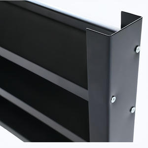 سياج خصوصية خارجي من الفولاذ الأسود بتصميم شرائح للحدائق والفناء - Product Image 5