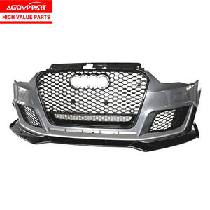 Paraurti Anteriore Stile RS3 con Griglia per <span class=keywords><strong>Audi</strong></span> <span class=keywords><strong>A3</strong></span> 8V Facelift 2016-2019 Berlina/<span class=keywords><strong>Cabrio</strong></span> - Product Image 1
