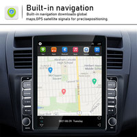 Autoradio stéréo MP5 sans fil Android Quad Core style Tesla avec Carplay pour voiture, lecteur DVD audio – Vente en gros