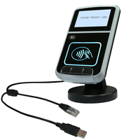 Lecteur de cartes RFID sans contact ACR123S avec écran LCD, protocole ISO 14443A 13,56 MHz, portée de lecture 5-10 cm, ABS, compatible cartes SIM standard