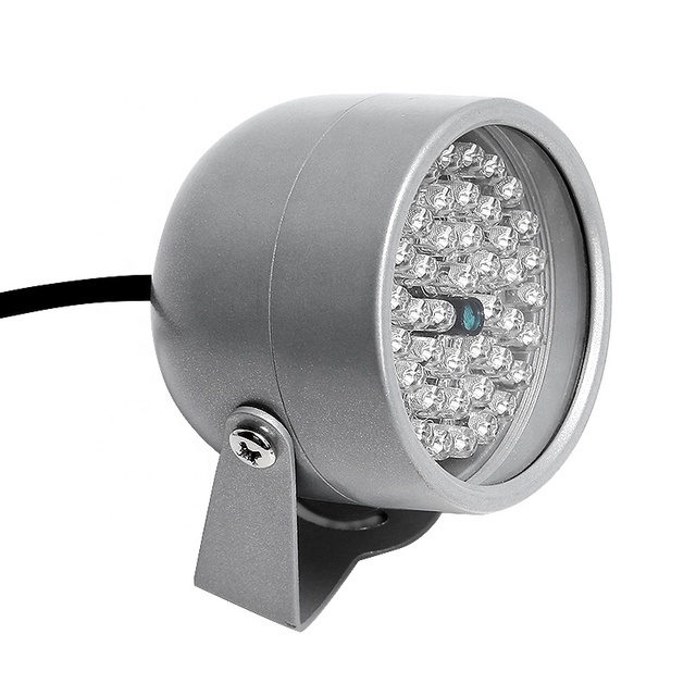 48 LED Dual-Wavelength 850nm/940nm Modern Aluminum Waterproof DC12V Infrared Illuminator Light Wide-Angle IP65 Outdoor CCTV